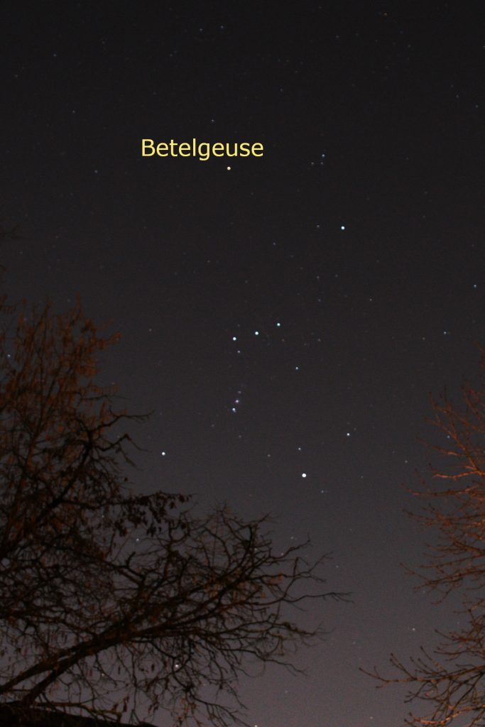 Betelgeuse in Orion